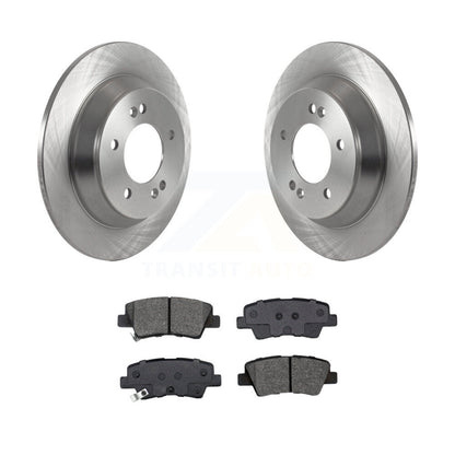 Brake Rotors Semi-Metallic Pad Rear Kit For 2022-2023 Hyundai Kona FWD with 1.6L