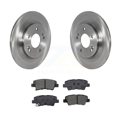 Disc Brake Rotors And Semi-Metallic Pads Rear Kit For 2022-2023 Hyundai Kona AWD