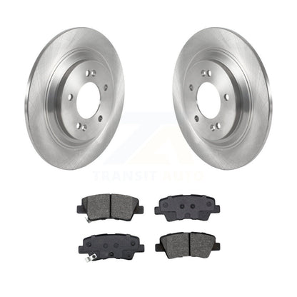 Brake Rotor And Semi-Metallic Pad Rear Kit For Hyundai Kona Electric Kia Soul EV