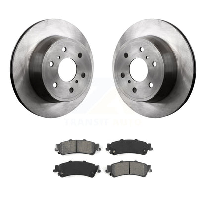 Disc Brake Rotors And Semi-Metallic Pads Rear Kit For GMC Sierra 1500 Classic