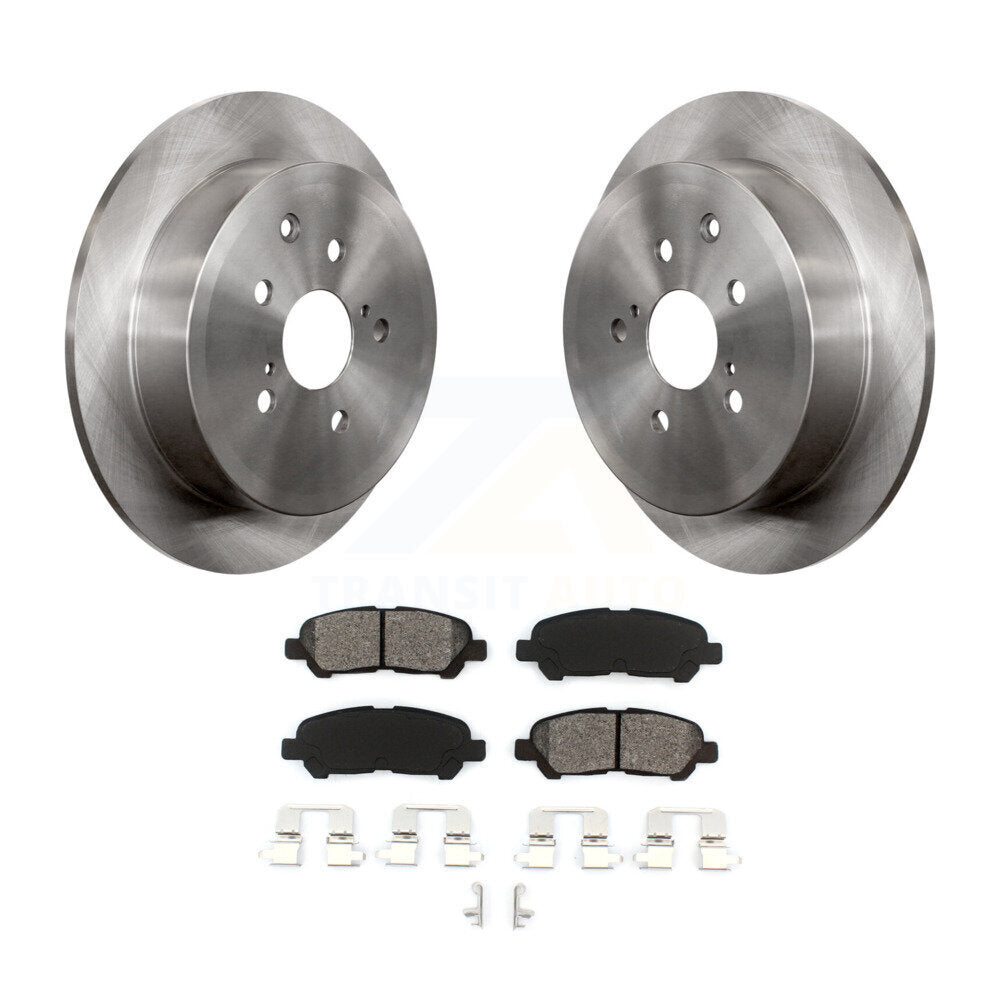 Disc Brake Rotors And Semi-Metallic Pads Rear Kit For Toyota Highlander