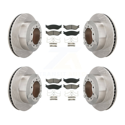 Brake Rotor & Semi-Metallic Pad Front Rear Kit For International TerraStar IC AE