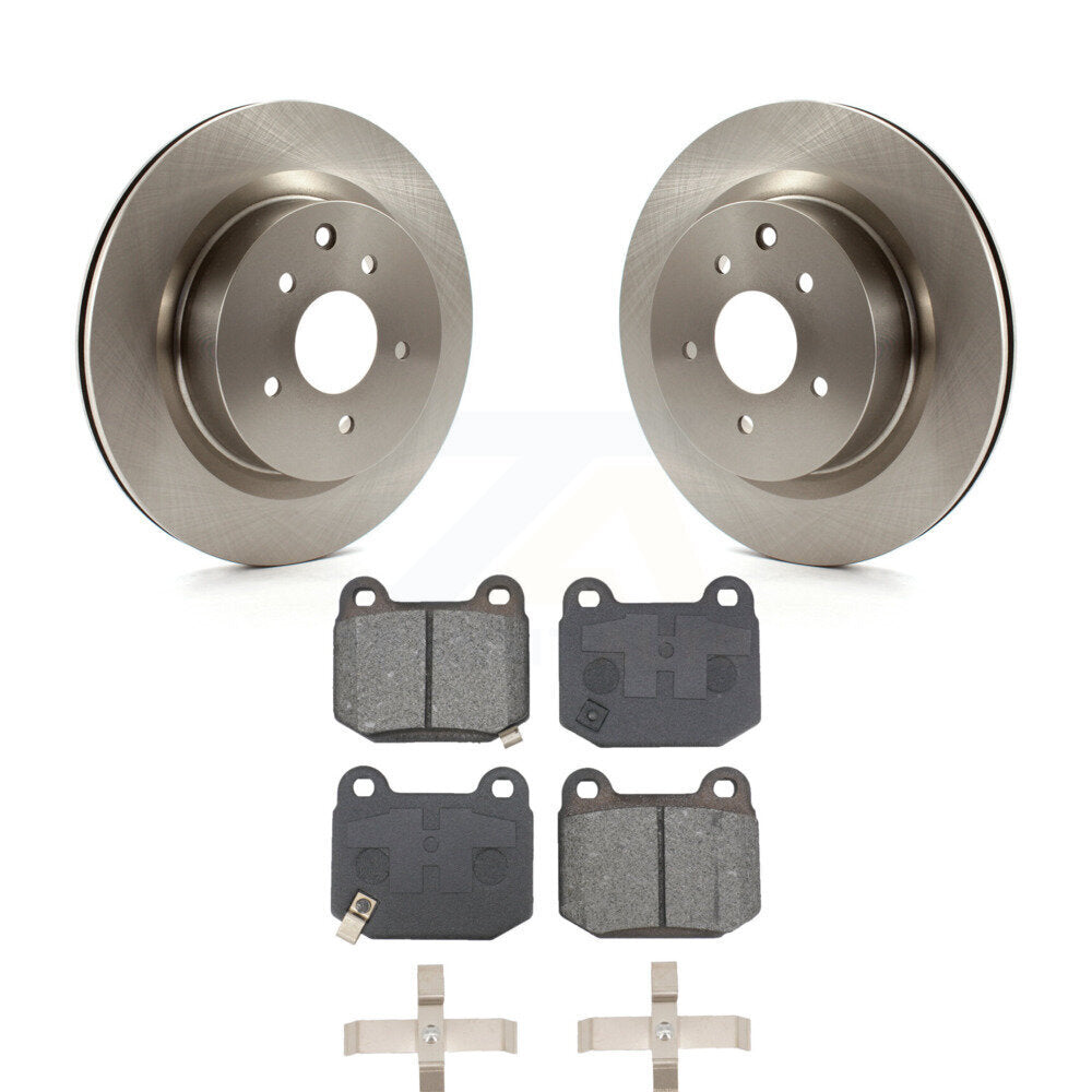 Disc Brake Rotors And Semi-Metallic Pads Rear Kit For Nissan 350Z INFINITI G35