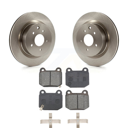 Disc Brake Rotors And Semi-Metallic Pads Rear Kit For Nissan 350Z INFINITI G35