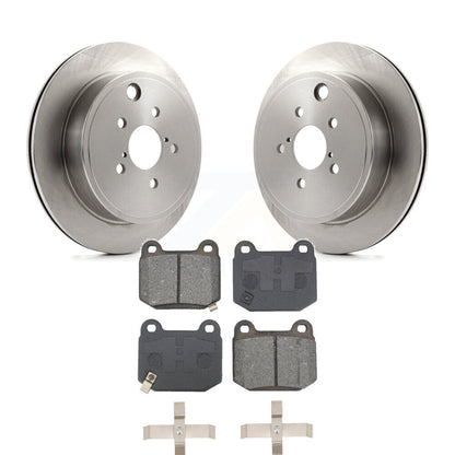 Disc Brake Rotors And Semi-Metallic Pads Rear Kit For Subaru BRZ Toyota 86