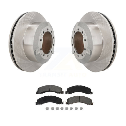 Brake Rotor Semi-Metallic Pad Rear Kit For Ram Dodge Sterling Truck 4500 5500 45