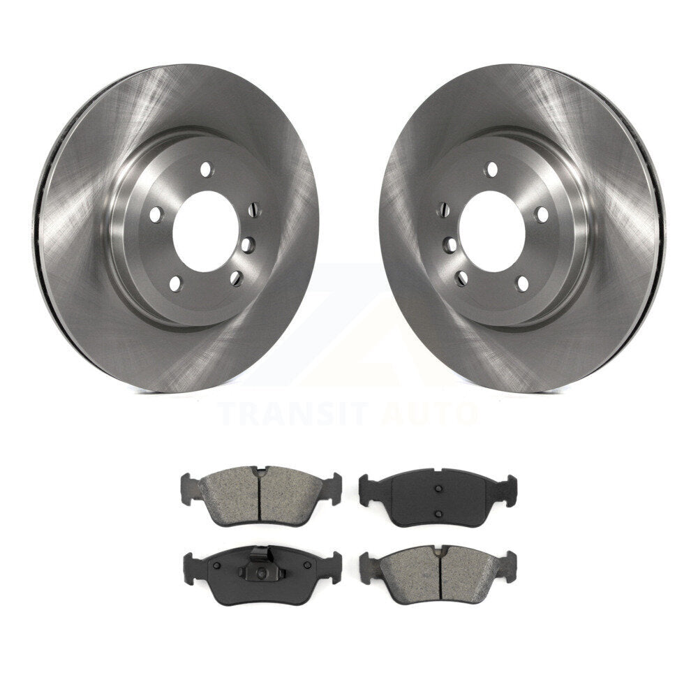 Disc Brake Rotors And Semi-Metallic Pads Front Kit For BMW 320i