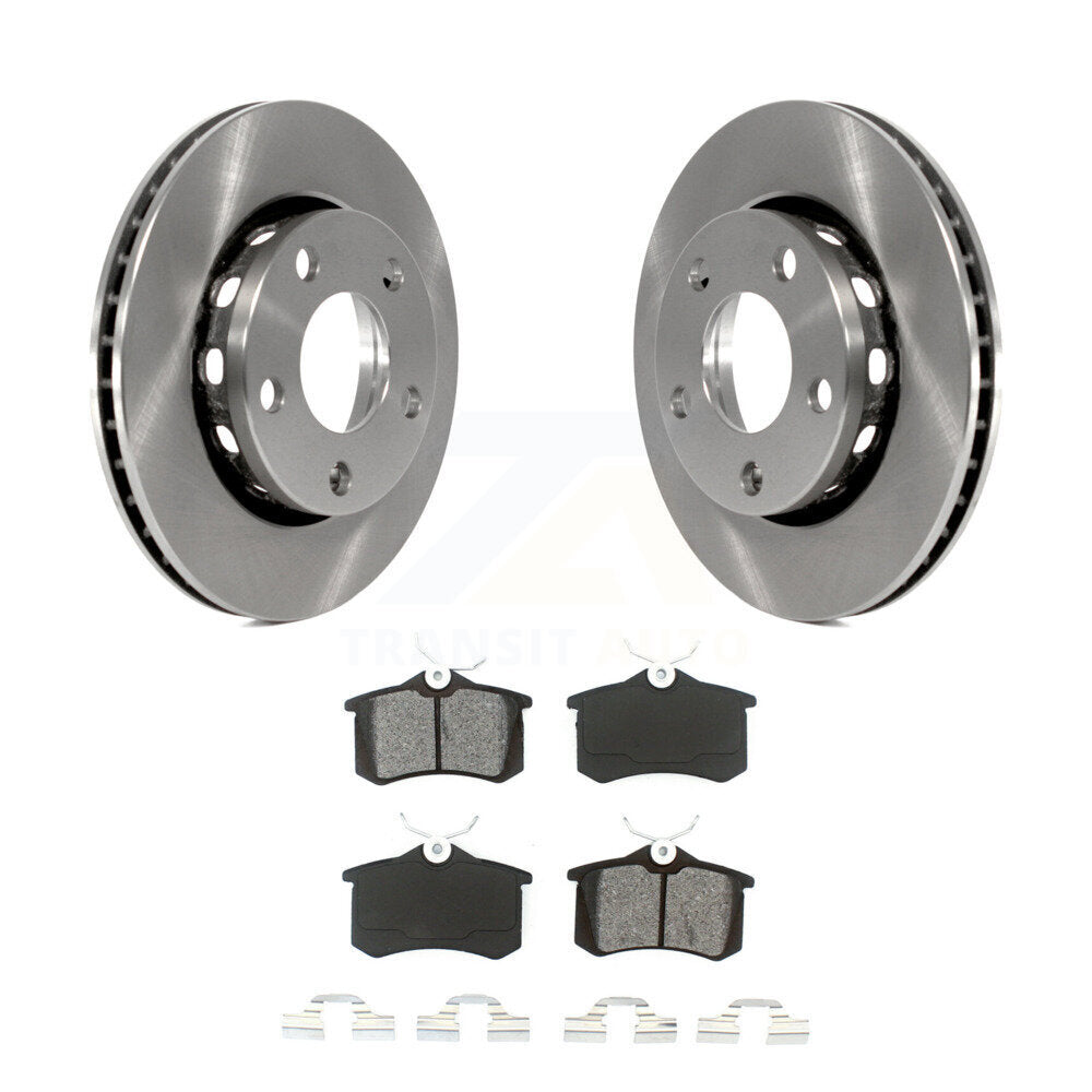 Disc Brake Rotors And Semi-Metallic Pads Rear Kit For Audi S4