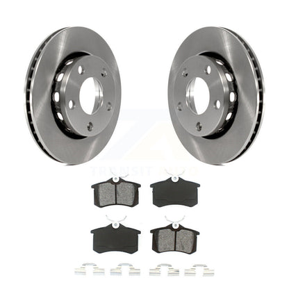 Disc Brake Rotors And Semi-Metallic Pads Rear Kit For Audi S4