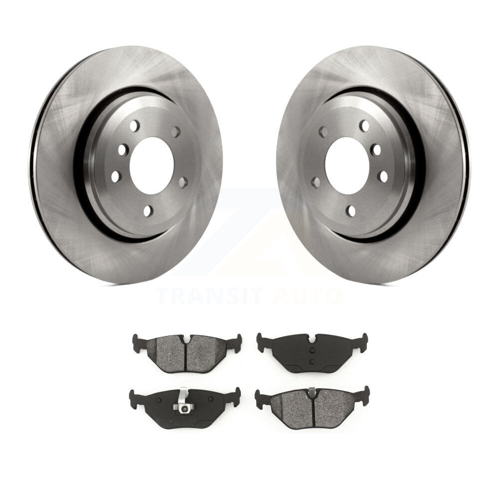 Disc Brake Rotors And Semi-Metallic Pads Rear Kit For BMW 320i