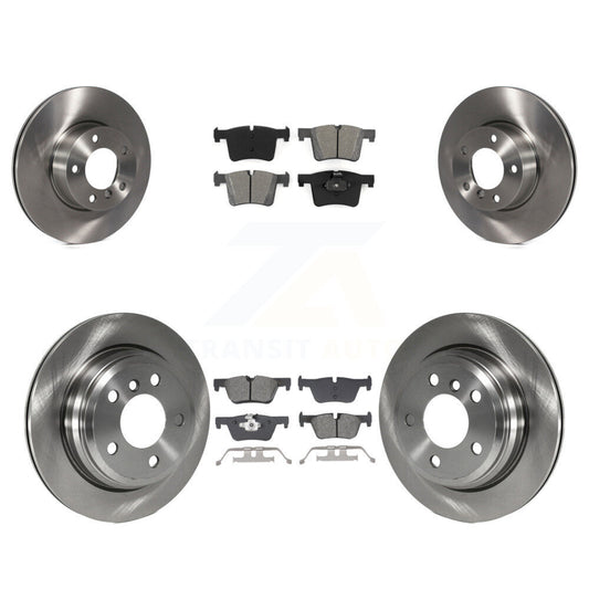 Disc Brake Rotors And Semi-Metallic Pads Front Rear Kit For BMW 320i xDrive 328d