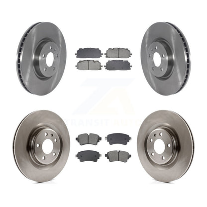 Disc Brake Rotors And Semi-Metallic Pads Front Rear Kit For Audi S5 Sportback S4