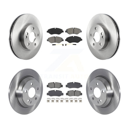 Disc Brake Rotors And Semi-Metallic Pads Front Rear Kit For Mercedes-Benz Metris