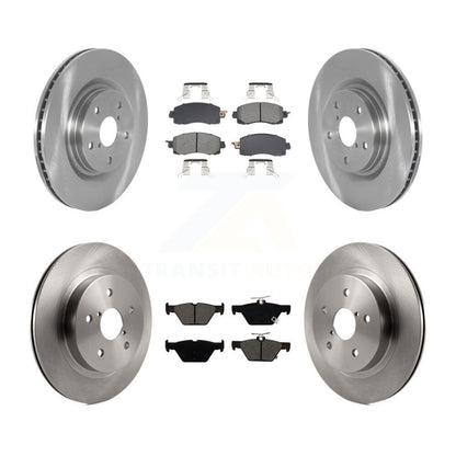 Disc Brake Rotors Semi-Metallic Pad Front Rear Kit For Subaru Outback WRX Legacy