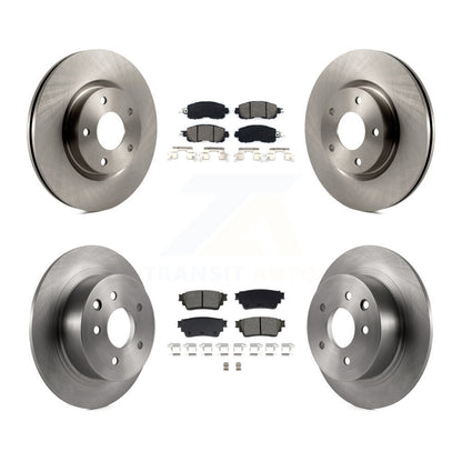 Brake Rotor And Semi-Metallic Pad Front Rear Kit For 2019-2020 Nissan Altima AWD