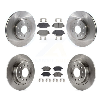 Brake Rotor & Semi-Metallic Pad Front Rear Kit For Chevrolet Equinox GMC Terrain