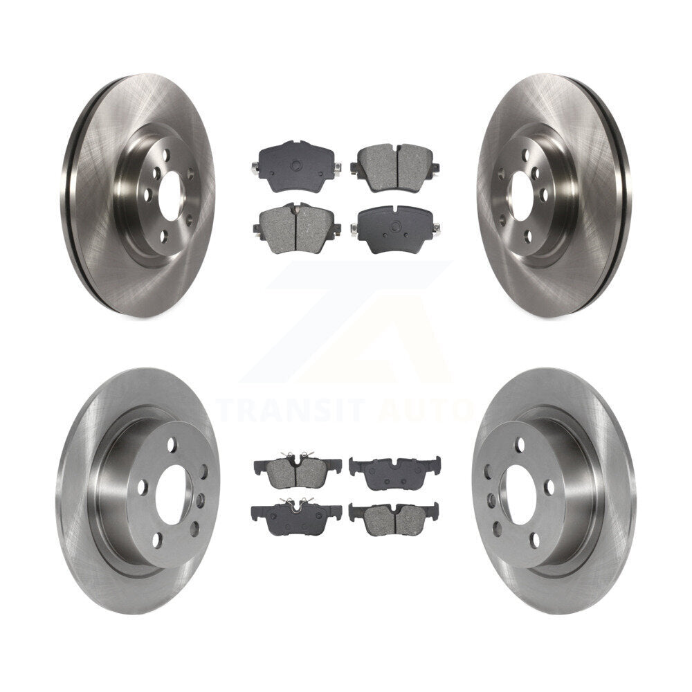 Brake Rotor Semi-Metallic Pad Front Rear Kit For Mini Cooper Countryman S ALL4