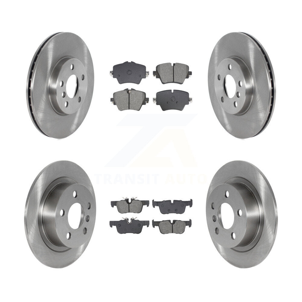 Brake Rotors Semi-Metallic Pad Front Rear Kit For Mini Cooper Countryman Clubman