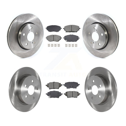 Disc Brake Rotors And Semi-Metallic Pads Front Rear Kit For Toyota C-HR