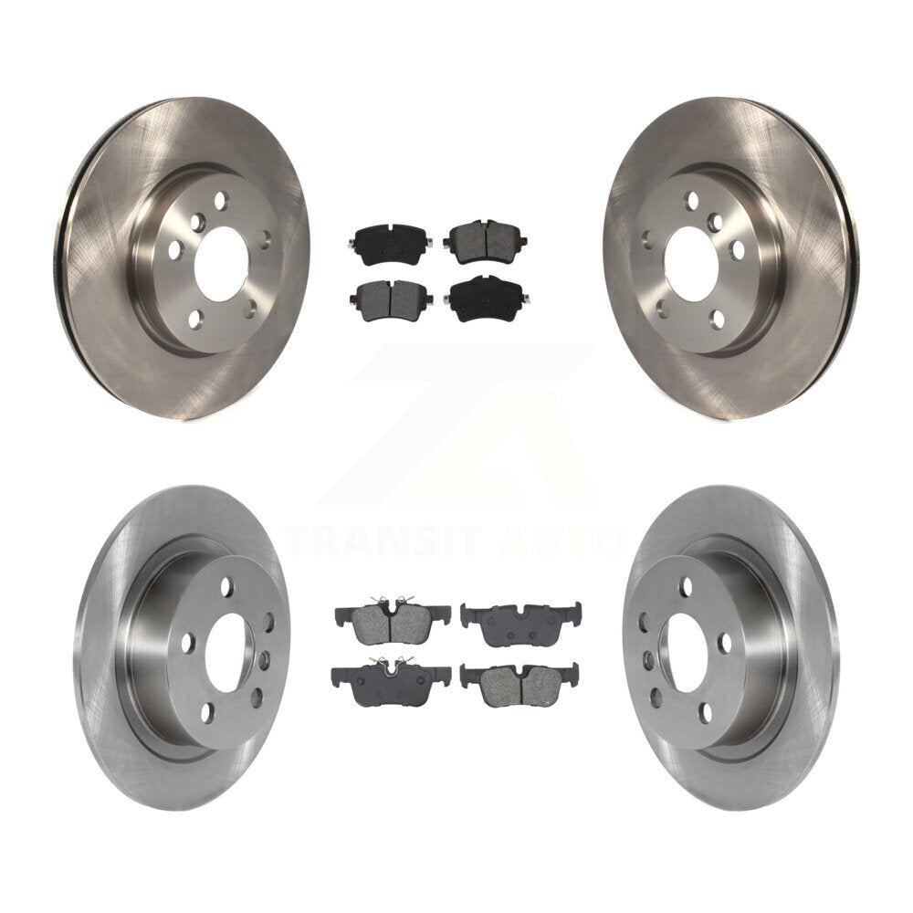 Disc Brake Rotors And Semi-Metallic Pads Front Rear Kit For Mini Cooper Clubman