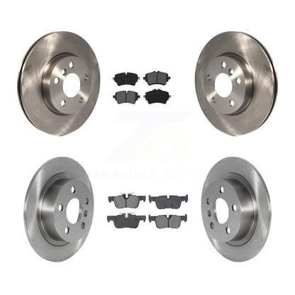 Disc Brake Rotors And Semi-Metallic Pads Front Rear Kit For Mini Cooper Clubman