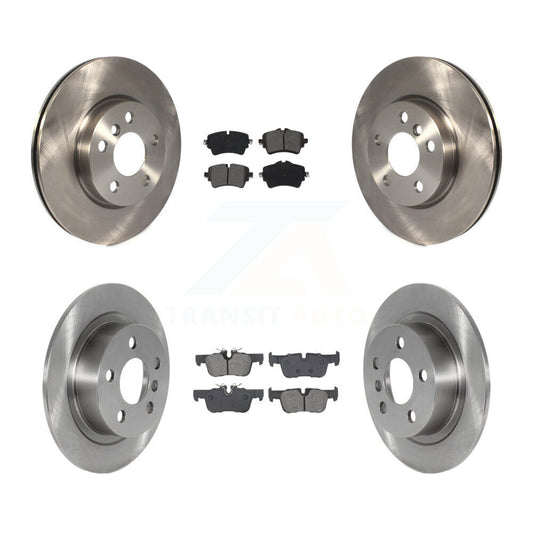 Disc Brake Rotors And Semi-Metallic Pads Front Rear Kit For Mini Cooper Clubman