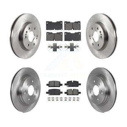 Brake Rotor Semi-Metallic Pad Front Rear Kit For GMC Chevrolet Silverado 1500 XL