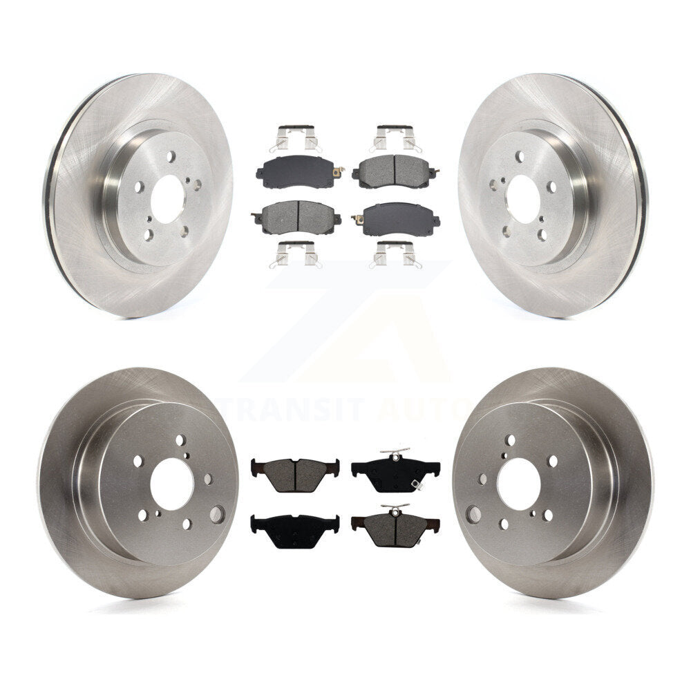 Disc Brake Rotors And Semi-Metallic Pads Front Rear Kit For Subaru Crosstrek