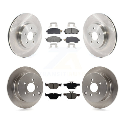Disc Brake Rotors And Semi-Metallic Pads Front Rear Kit For Subaru Crosstrek