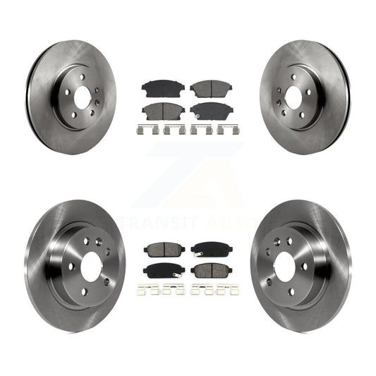 Brake Rotor And Semi-Metallic Pad Front Rear Kit For Chevrolet Trax Buick Encore