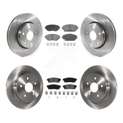Disc Brake Rotors And Semi-Metallic Pads Front Rear Kit For 2018 Toyota C-HR