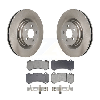 Disc Brake Rotors And Semi-Metallic Pads Front Kit For Dodge Challenger Charger