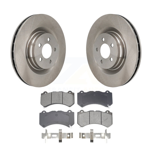 Disc Brake Rotors And Semi-Metallic Pads Front Kit For Dodge Challenger Charger