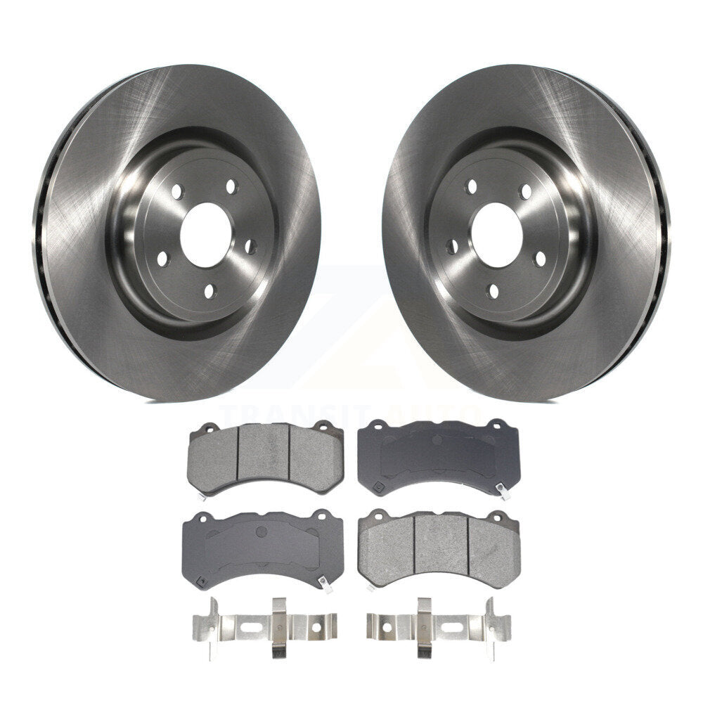 Brake Rotors & Semi-Metallic Pad Front Kit For Jeep Grand Cherokee Dodge Durango