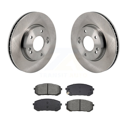 Disc Brake Rotors And Semi-Metallic Pads Front Kit For Hyundai Elantra