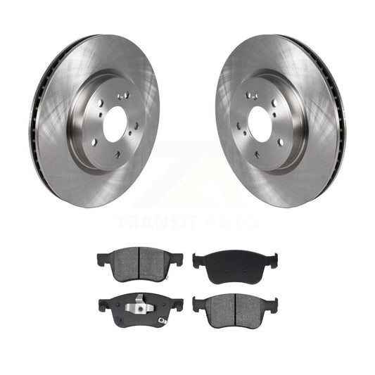 Brake Rotor And Semi-Metallic Pad Front Kit For Honda Civic Accord Acura Integra