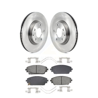 Disc Brake Rotors And Semi-Metallic Pads Front Kit For Mazda 3 Sport AWD
