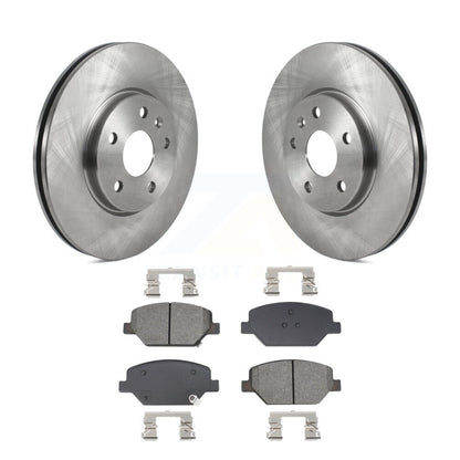 Brake Rotor And Semi-Metallic Pad Front Kit For 2019 Buick Envision Cadillac XT4