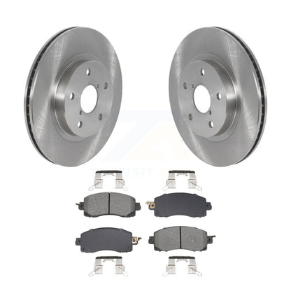Disc Brake Rotors And Semi-Metallic Pads Front Kit For Subaru Forester