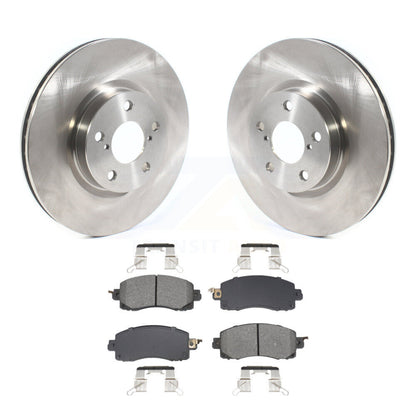 Disc Brake Rotors And Semi-Metallic Pads Front Kit For Subaru Impreza