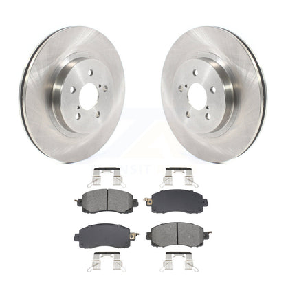 Disc Brake Rotors And Semi-Metallic Pads Front Kit For Subaru Crosstrek Impreza