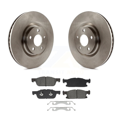 Disc Brake Rotors And Semi-Metallic Pads Front Kit For Lincoln Continental