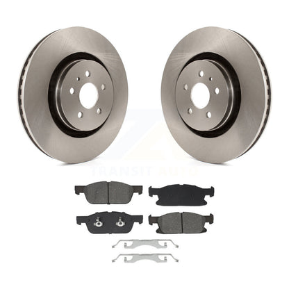 Brake Rotors Semi-Metallic Pad Front Kit For Ford Fusion Lincoln MKZ Continental