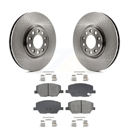 Disc Brake Rotor Semi-Metallic Pad Front Kit For Jeep Compass Renegade Fiat 500X