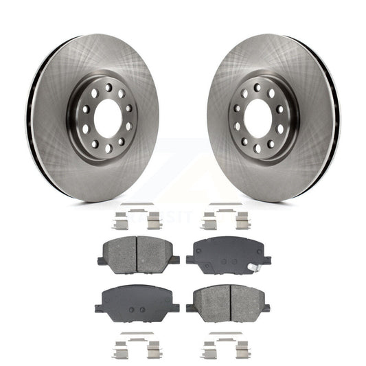 Disc Brake Rotor Semi-Metallic Pad Front Kit For Jeep Compass Renegade Fiat 500X