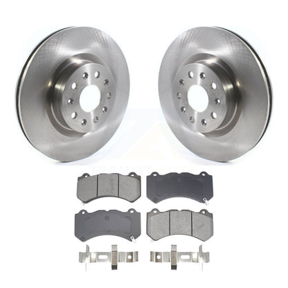 Disc Brake Rotors And Semi-Metallic Pads Front Kit For Cadillac CTS