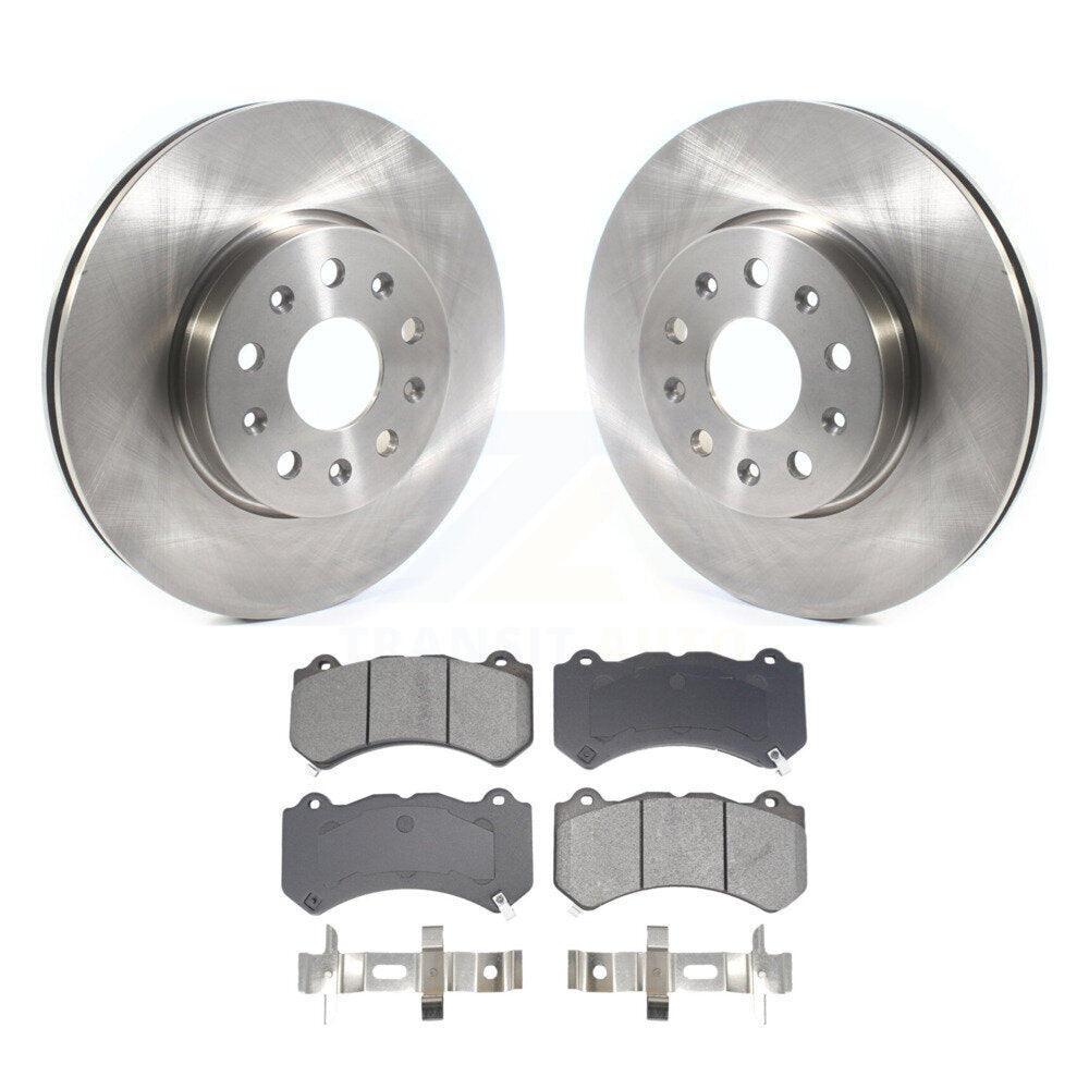 Disc Brake Rotors And Semi-Metallic Pads Front Kit For Chevrolet Camaro LT LS