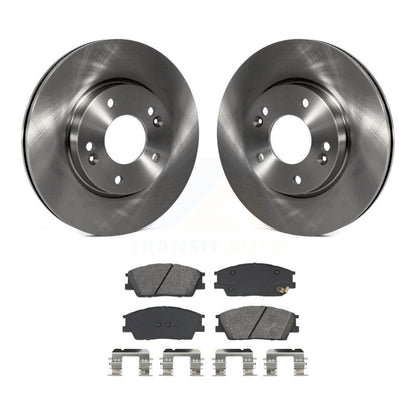 Disc Brake Rotors And Semi-Metallic Pads Front Kit For Hyundai Venue Kia Soul