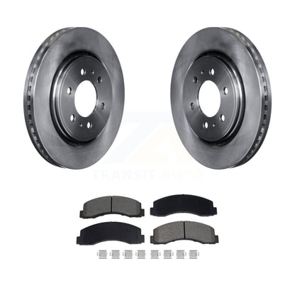 Disc Brake Rotor & Semi-Metallic Pad Front Kit For Ford F-150 Expedition Lincoln