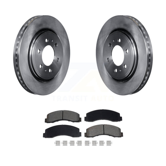 Disc Brake Rotor & Semi-Metallic Pad Front Kit For Ford F-150 Expedition Lincoln